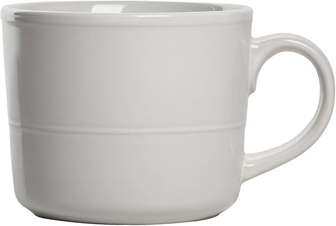 10 Strawberry Street Double Line 16 Piece Dinnerware Set, White